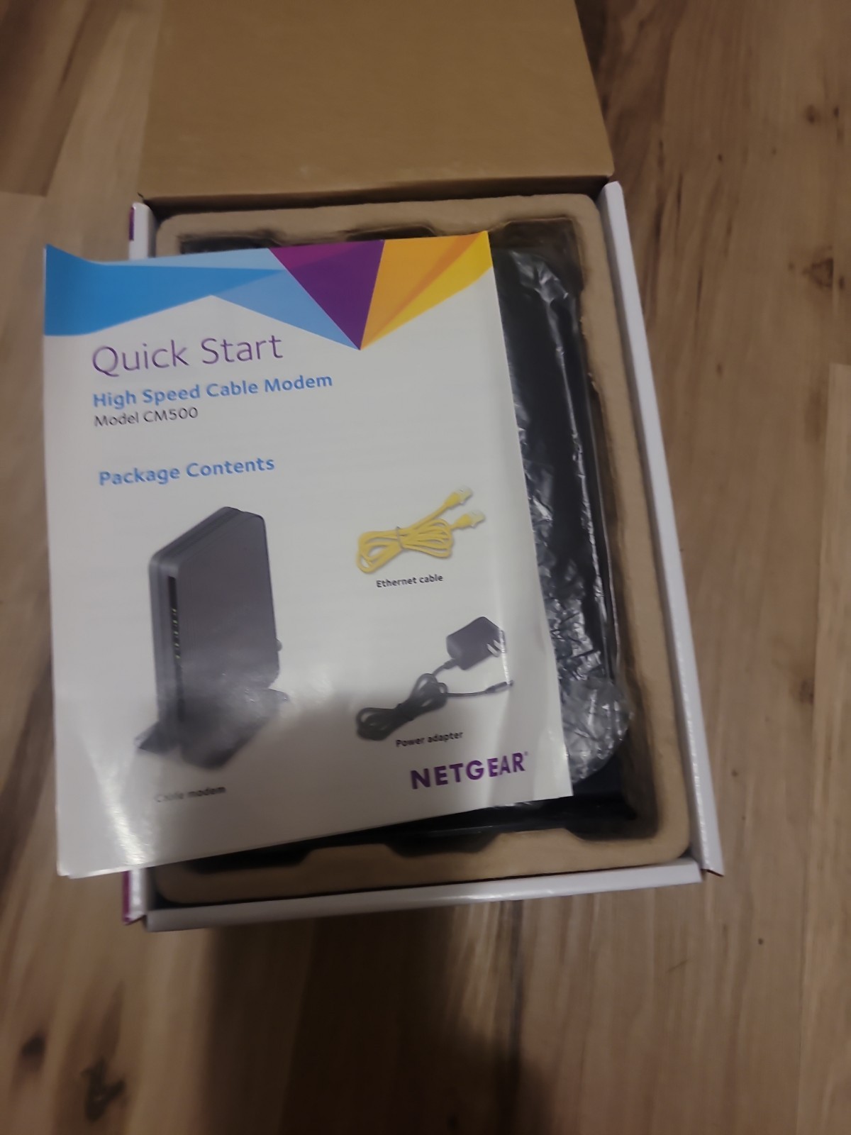 NETGEAR CM500 High Speed Cable Modem 680 MBPS (16×4) DOCSIS 3.0 Black