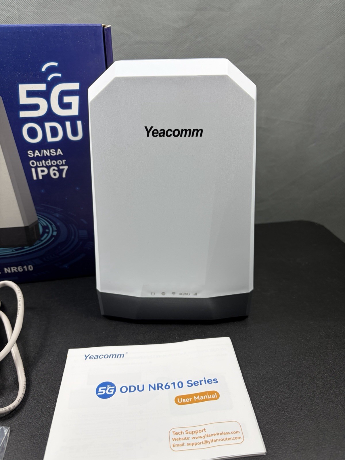 Yeacomm NR610 5G SA/NSA Outdoor Modem Router CPE with Dual Sim Card Slots