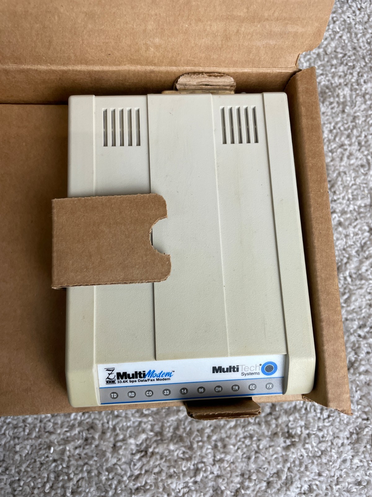 Multi-Tech Systems MT2834ZDXb MultiModem ZDX External Data/Fax Modem