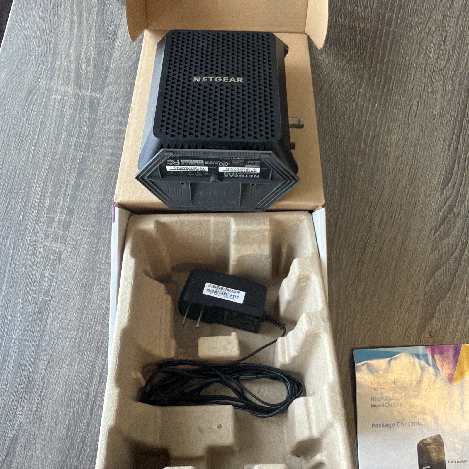 NETGEAR CM700 High Speed Cable Modem DOCSIS 3.0