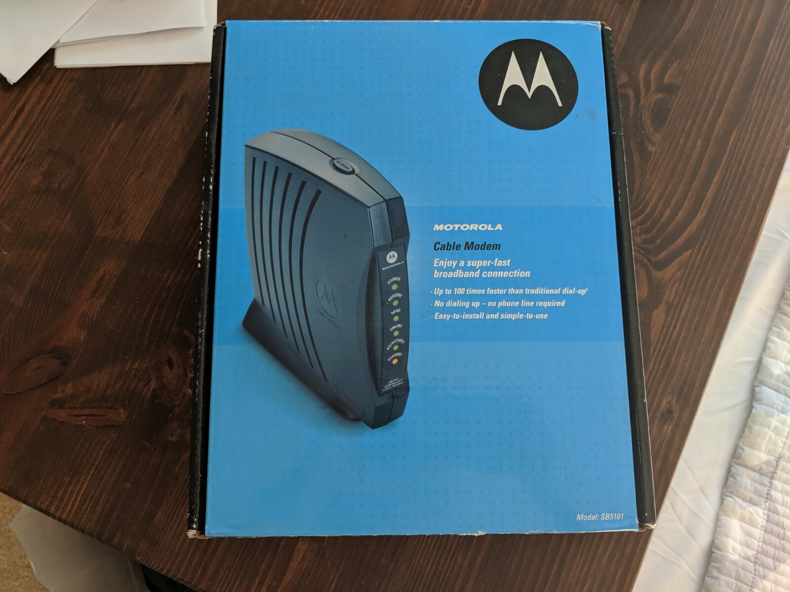 Motorola SURFboard SB5101 (SB515290-087-00) 38 Mbps – New Open Box – Free Ship