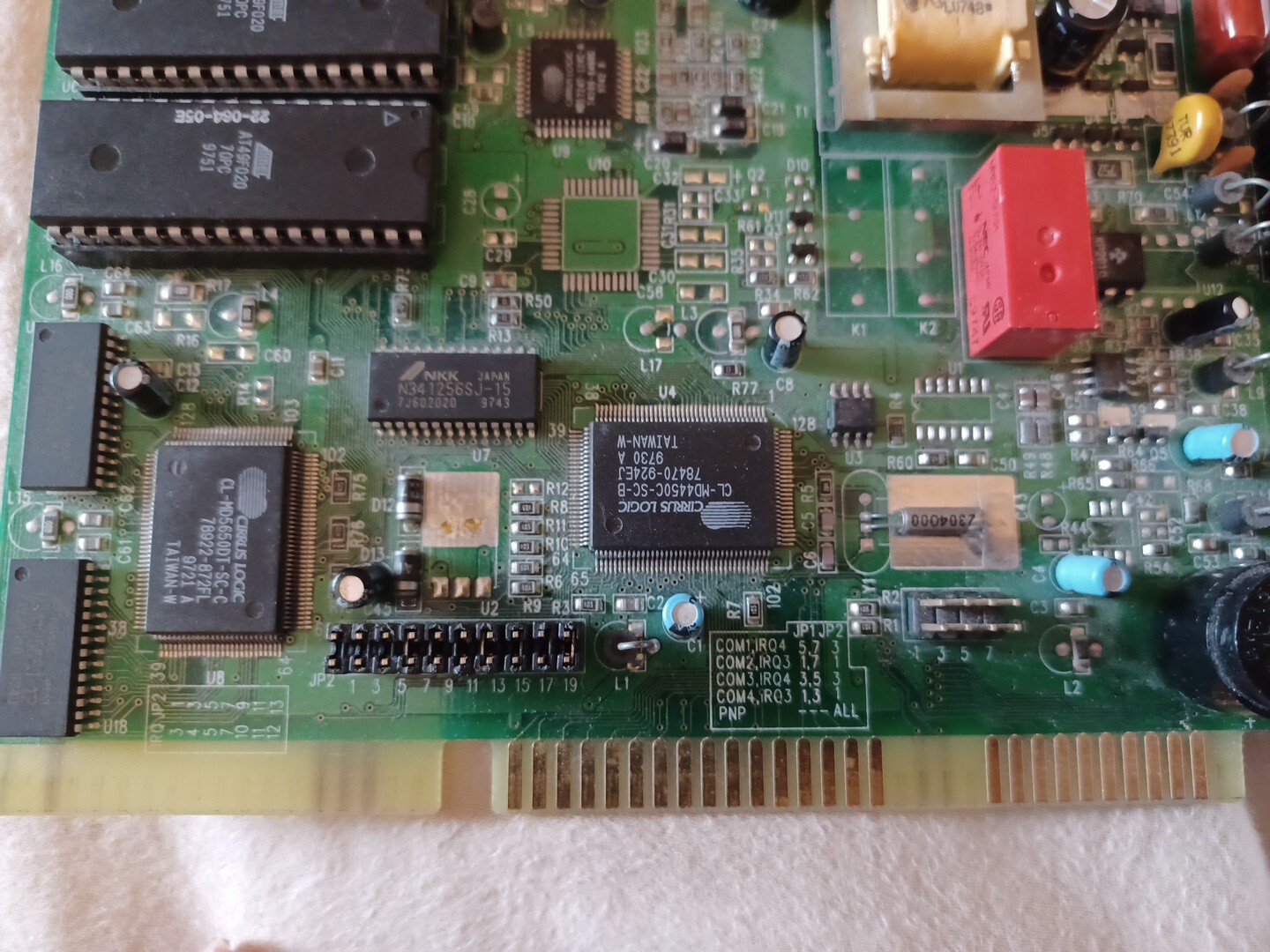 ISA Modem/Audio , LNQ750819, 47-0045-070G REV A4