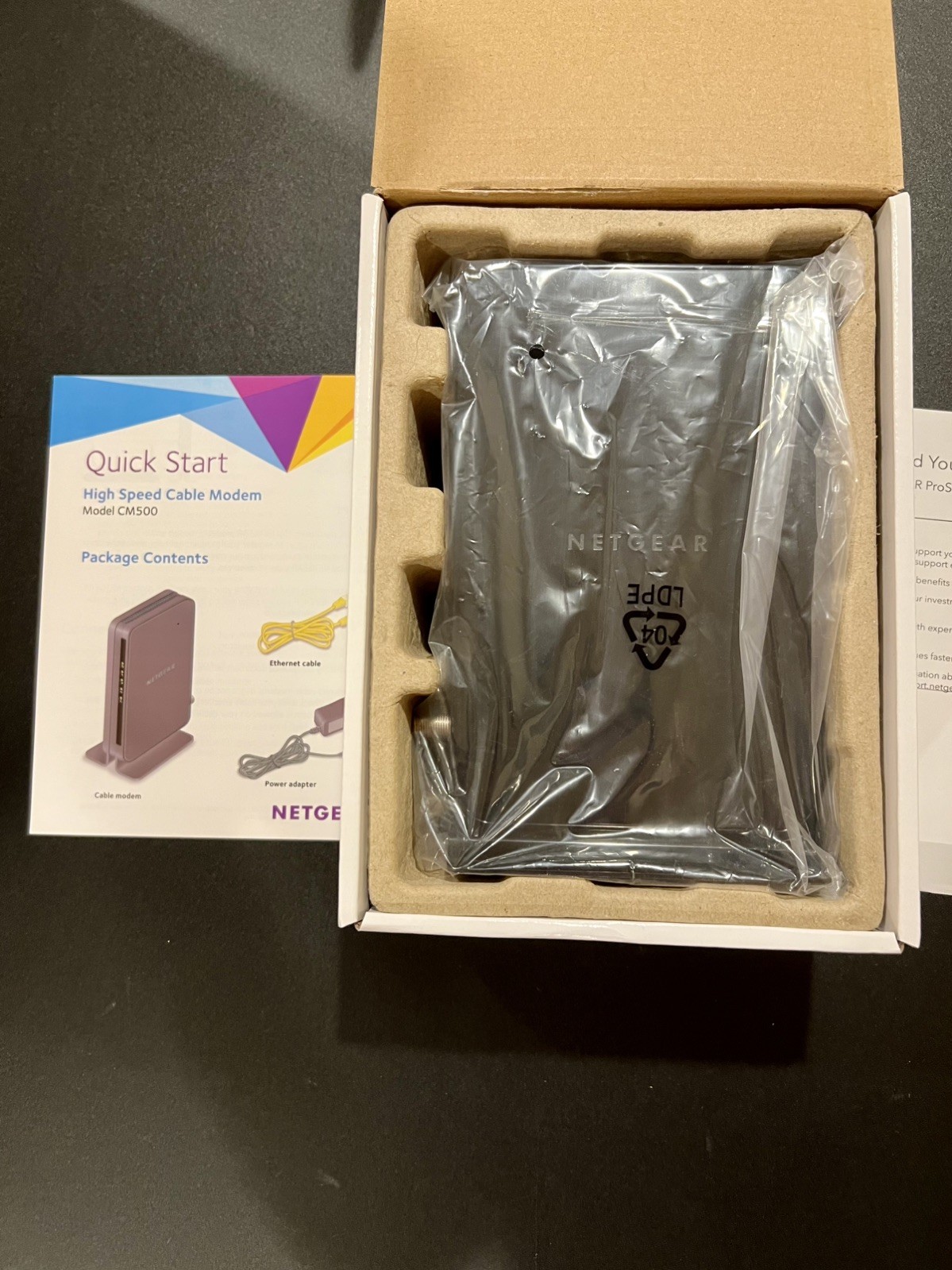 NETGEAR CM500V High Speed Cable Modem 680Mbps DOCSIS 3.0