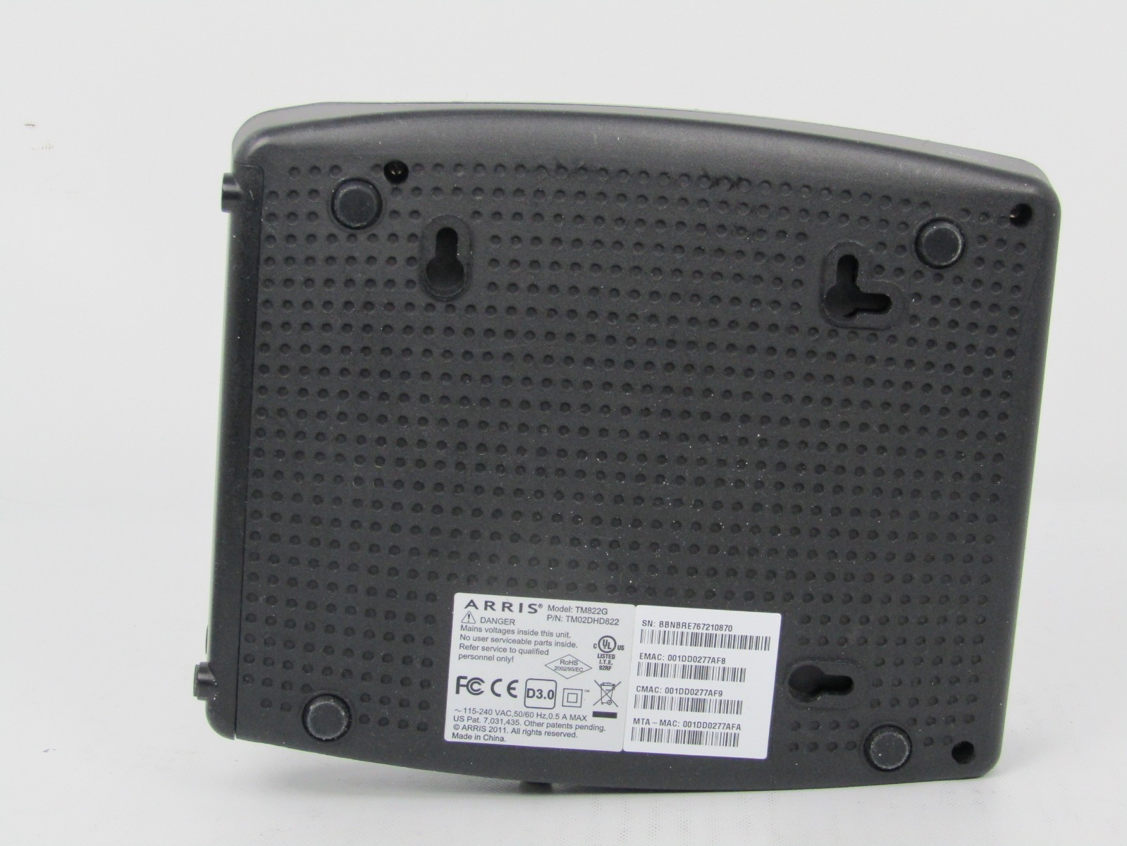 ARRIS Touchstone TM822G DOCSIS 3.0 8×4 Telephony Cable Modem Optimum Xfinity