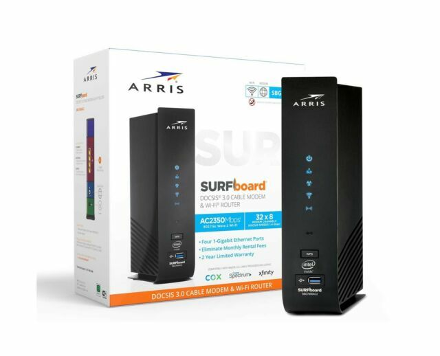 ARRIS SURFboard SBG7600AC2 DOCSIS 3.0 Cable Modem & AC2350 Wi-Fi Router