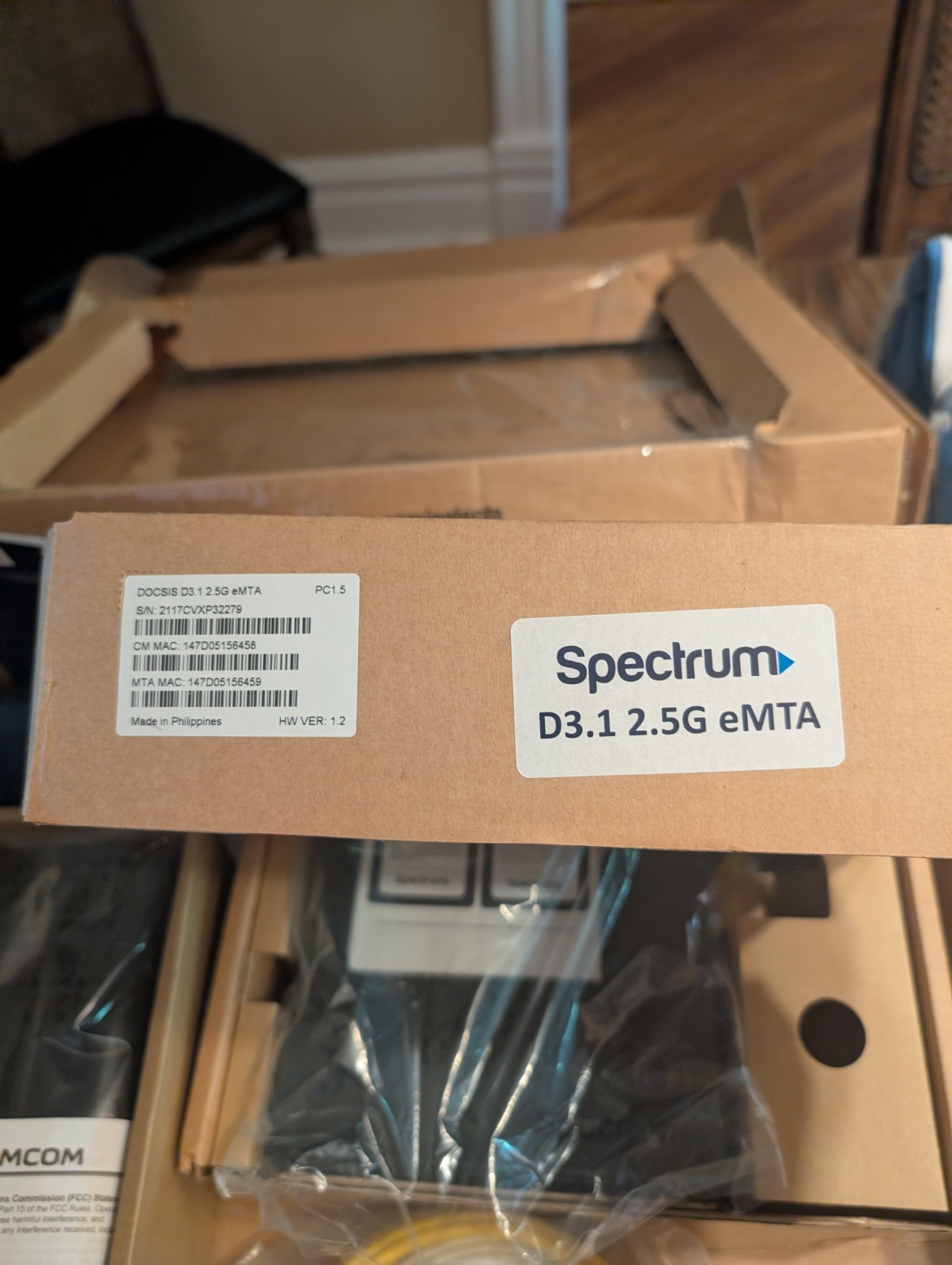 Spectrum Router Sac2v2s & Modem EN2251 DOCSIS 3.1 eMTA 2.5G New