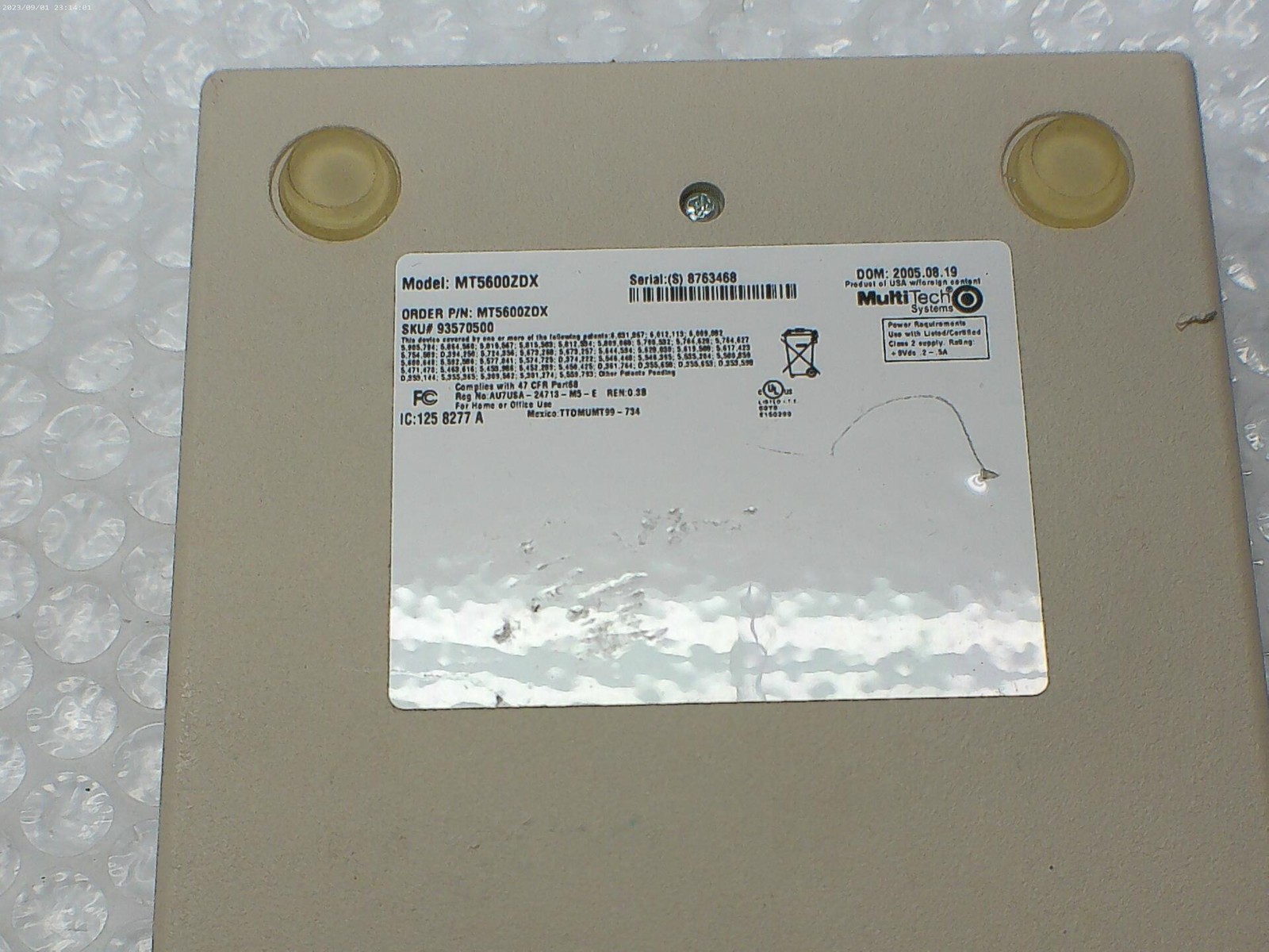 MULTI TECH MT5600ZDX MULTI MODEM NSNP