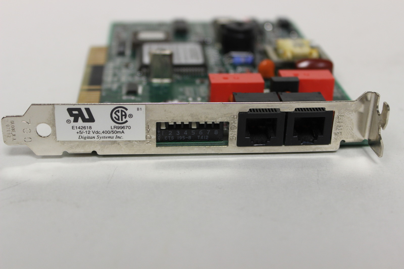 DELL 77628 ISA 14.4 INTERNAL MODEM DIGITAN SYSTEMS DS144FVM