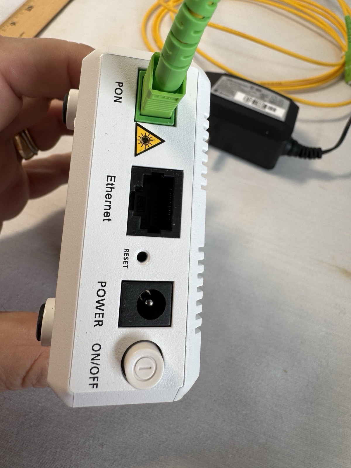 Nokia Intertek Fiber Optix Ethernet Network Terminal ONT MODEM G-010G-A