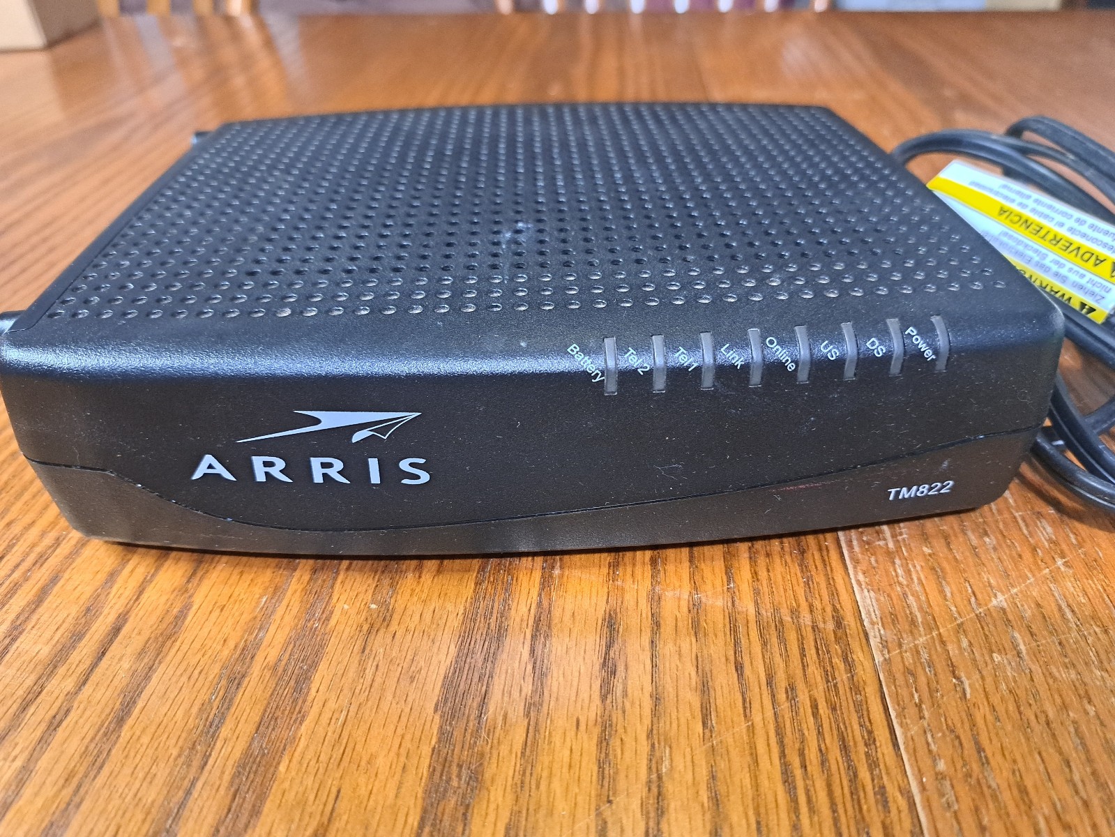ARRIS TM822R Internet &amp Voice DOCSIS 3.0 Modem – Tested & working, Good Con.