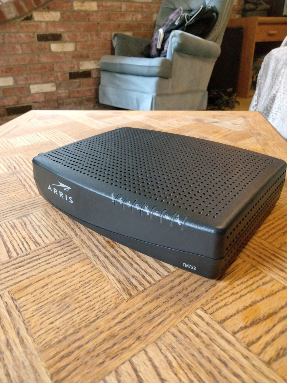 Arris TM722 Telephony Modem DOCSIS 3.0 Reverse Compatability | No Power Cable