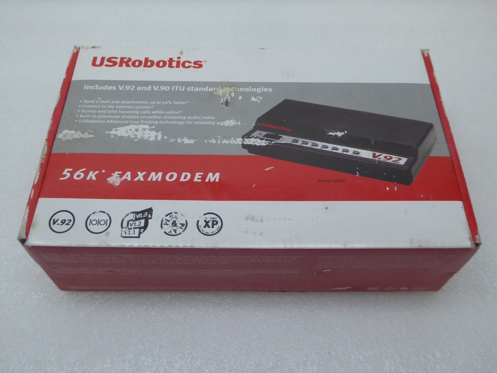 USRobotic 5686E V.92 & V.90 ITU 56K Faxmodem