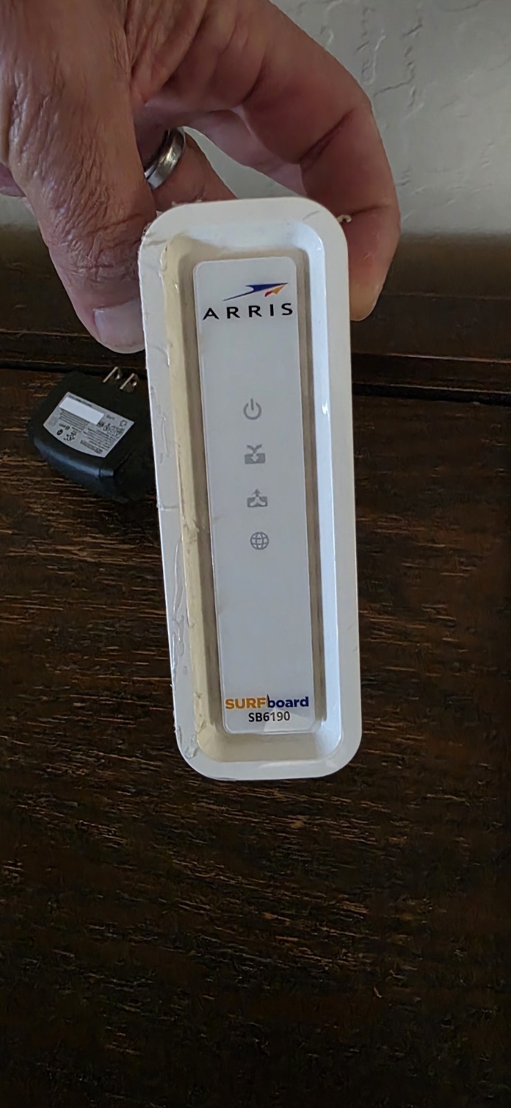 ARRIS Surfboard SB6190 – 32×8 Docsis 3.0 Cable Modem – White Unit