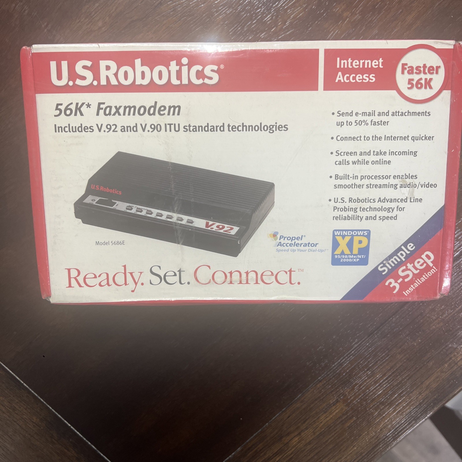 USRobotics 56K V.92/V.90 Dial-Up Faxmodem (USR5686E)
