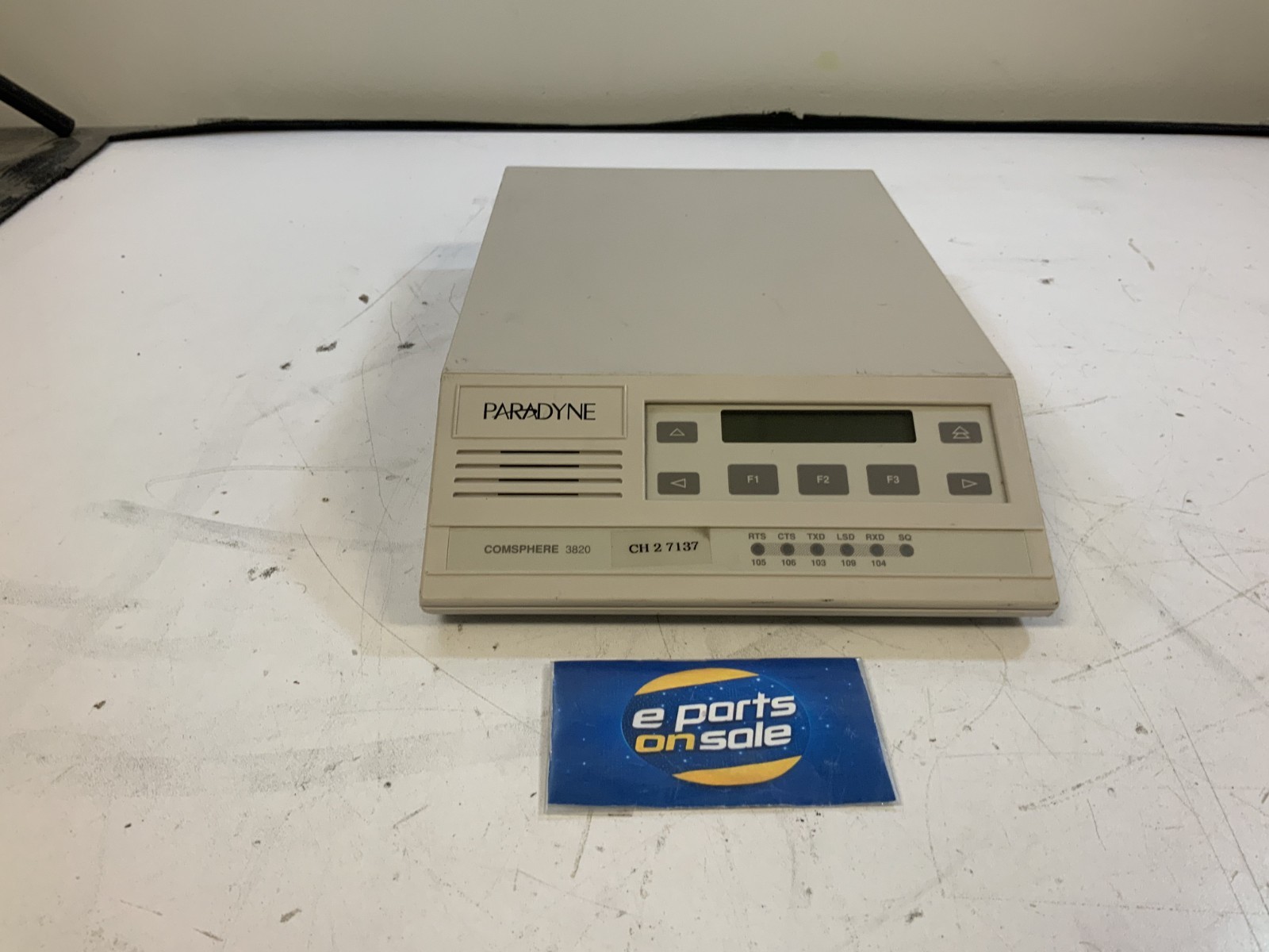 Paradyne Comsphere 3820 3820-A1-001 Dial-Up and 2-Wire Leased Line Modem RB W3B