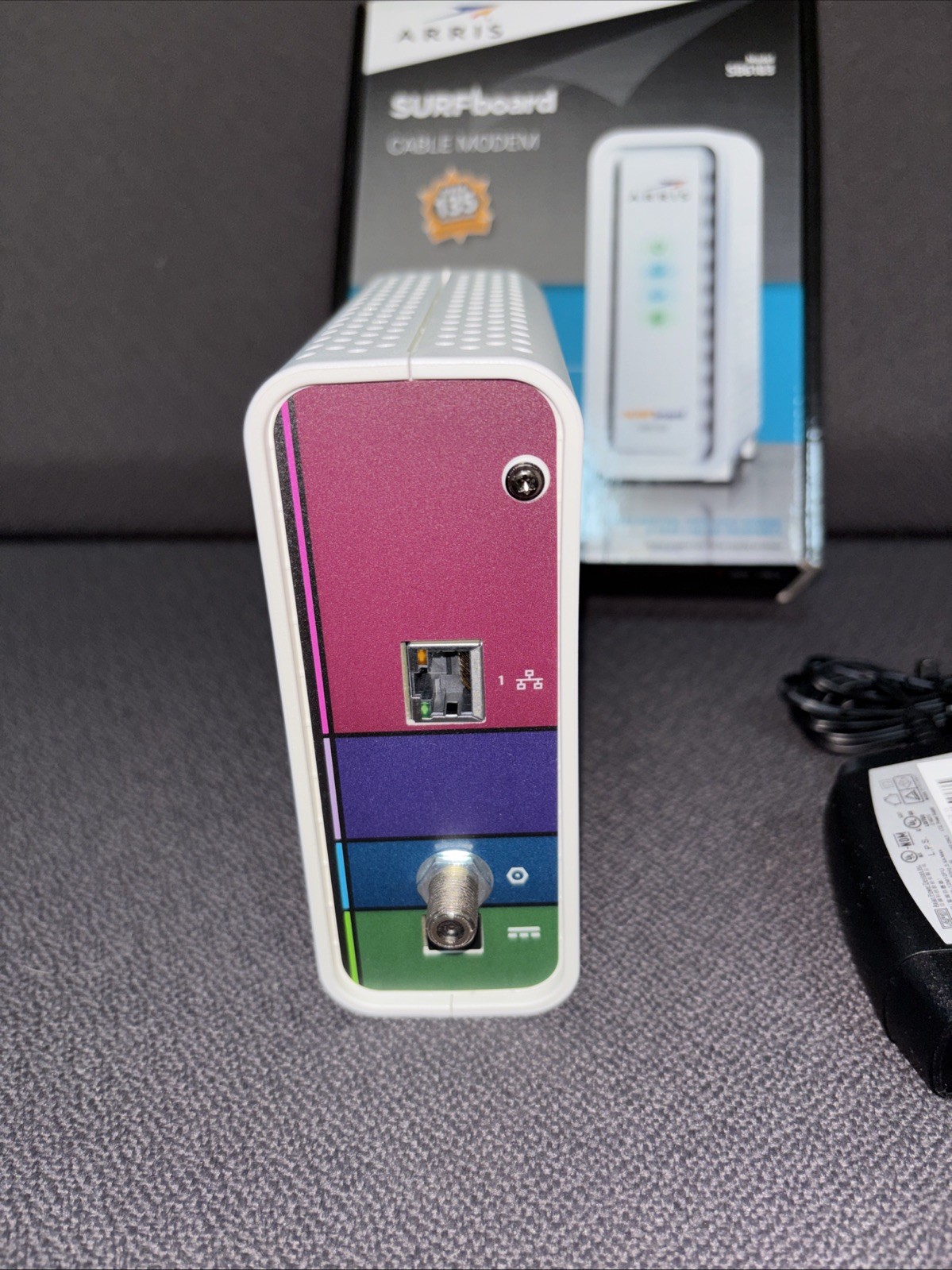 ARRIS SURFboard SB6183 Cable Modem 16×4 Channels DOCSIS 3.0 – white