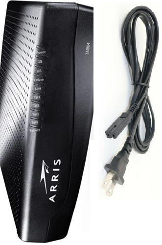 ARRIS – TM804 Modem 4 Lines and power cord