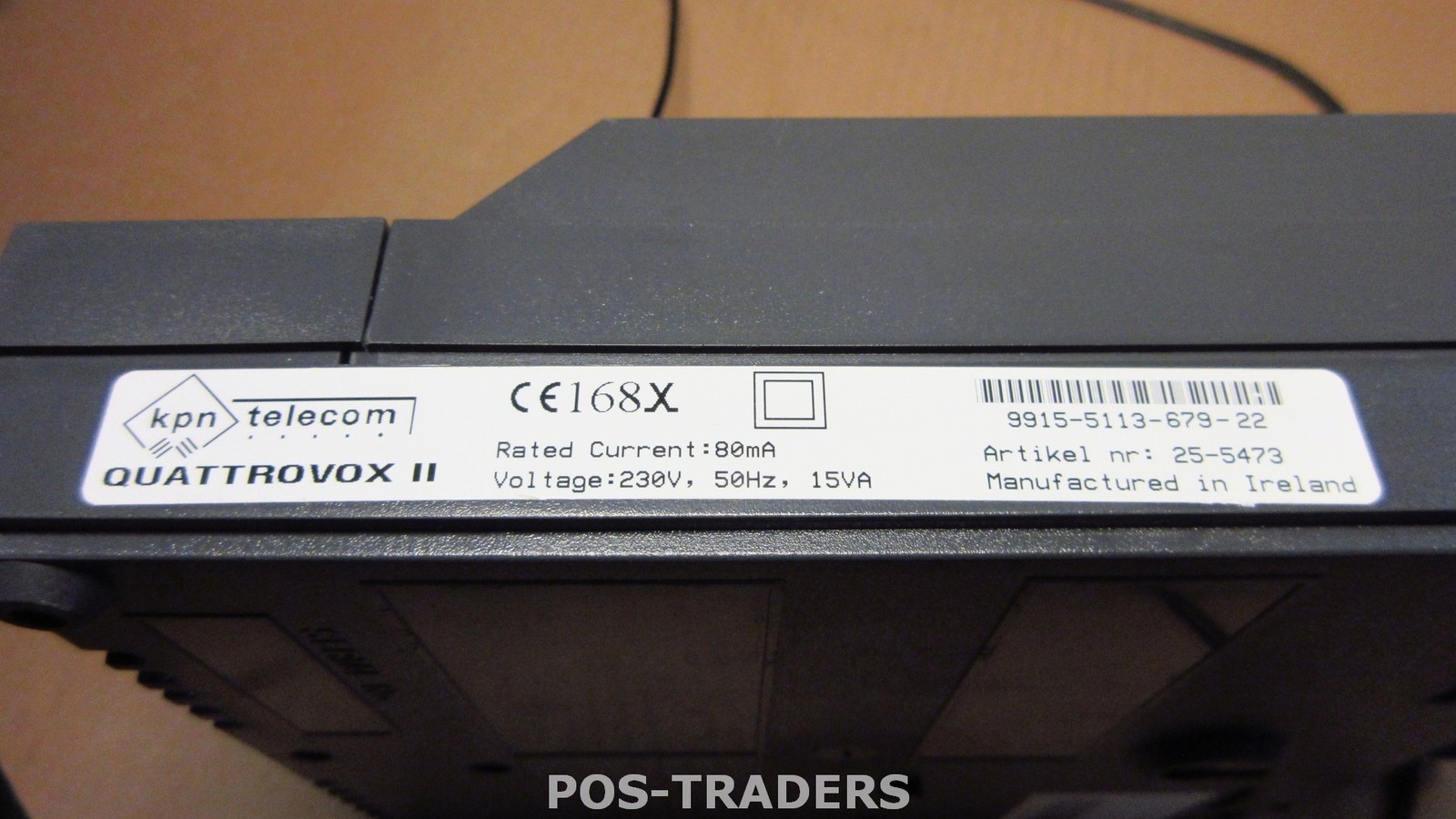KPN Quattrovox II ISDN Modem 9915-5113-679-22 – INCL POWER CABLE