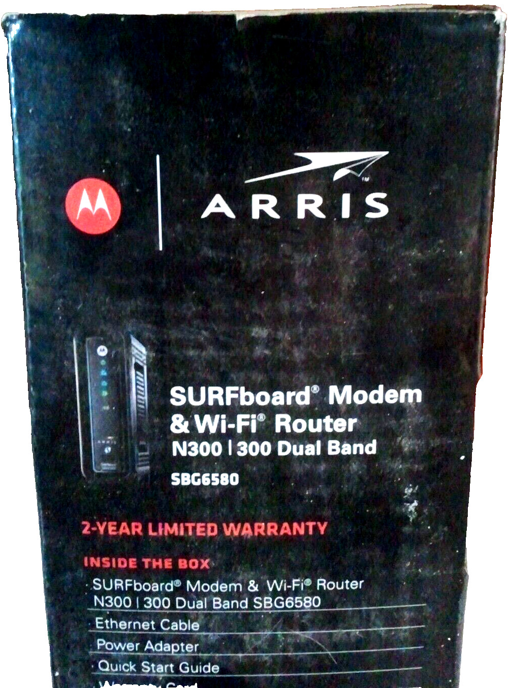 Motorola ARRIS SURFboard SBG6580 DOCSIS 3.0 Cable Modem Wi-Fi