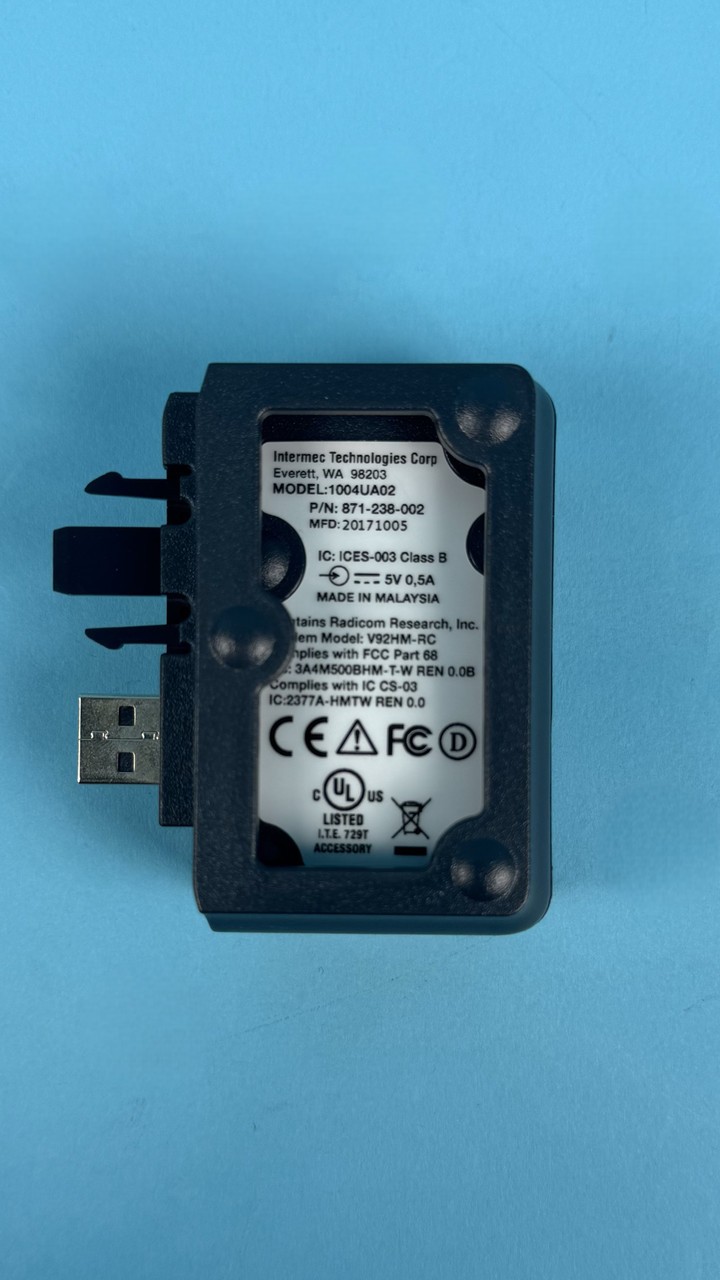 LOT OF 2 INTERMEC 1004UA02 MODEM MODULE SIDE MOUNT |010-8804174