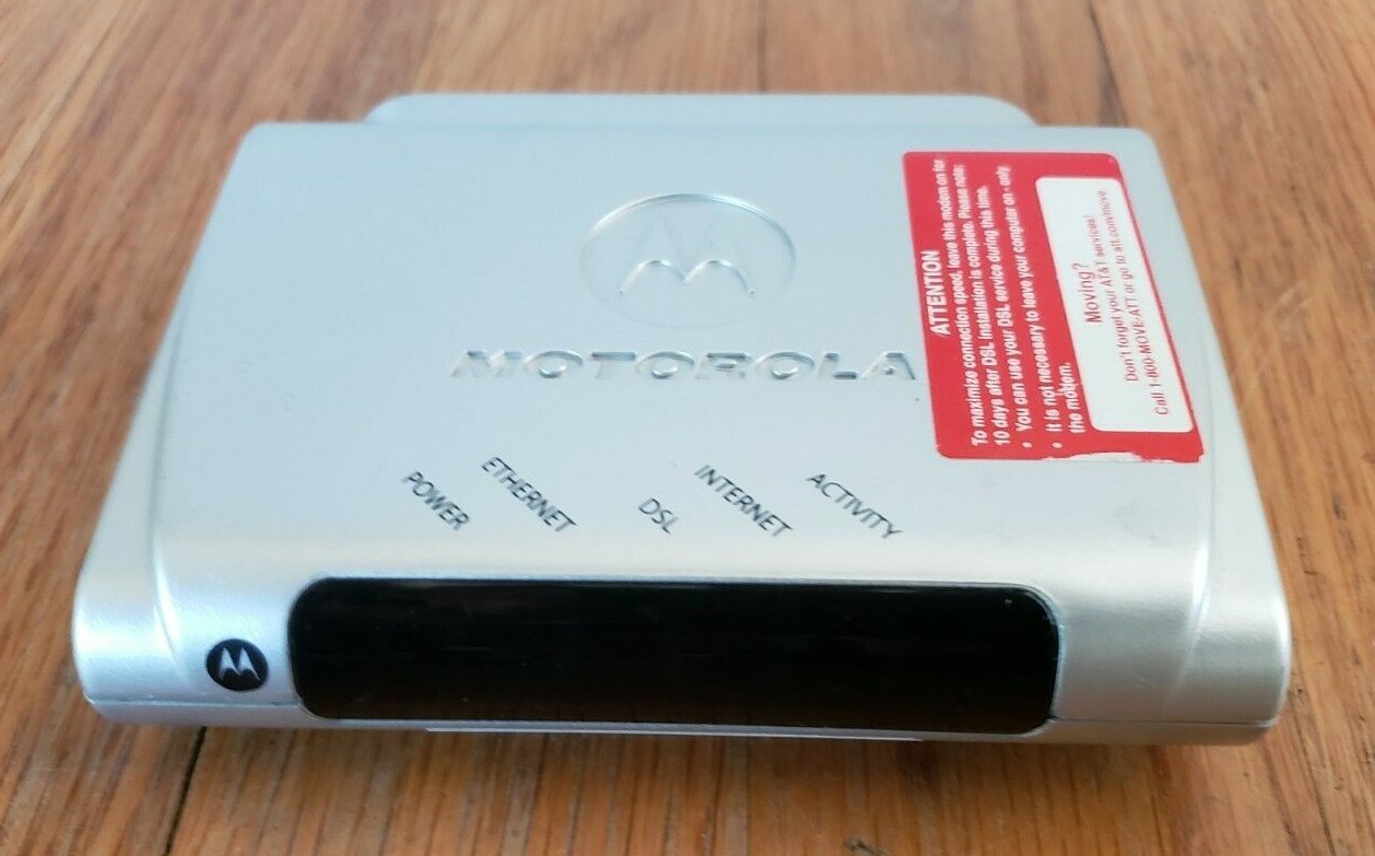 Motorola MSTATEA 2210-02-1022 DSL Modem No Power Supply