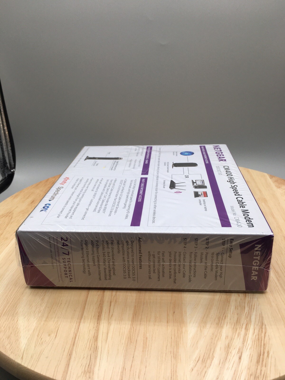 Netgear DOCSIS 30 (CM400-100NAS) 340 Mbps! New READ