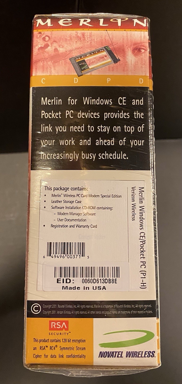 Merlin Type II Wireless PC Card Modem; Vintage 2001 ; New; Sealed