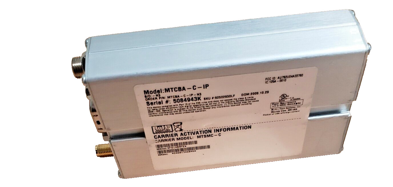 (QTY:1) MultiModem CDMA Wireless Model: MTCBA-C-IP MultiTech Systems MTCBACIP
