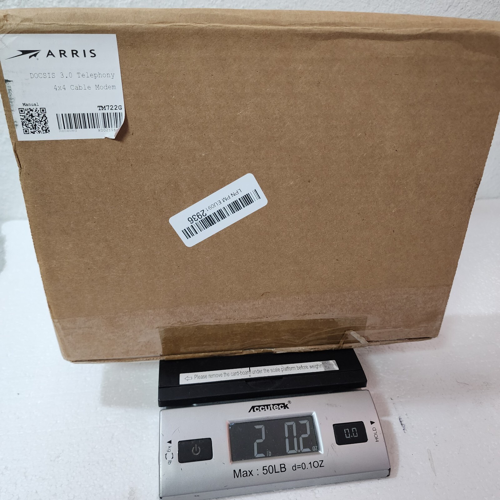 ARRIS SURFboard SB6121 4×4 DOCSIS 3.0 Cable Modem (Renewed)-Black
