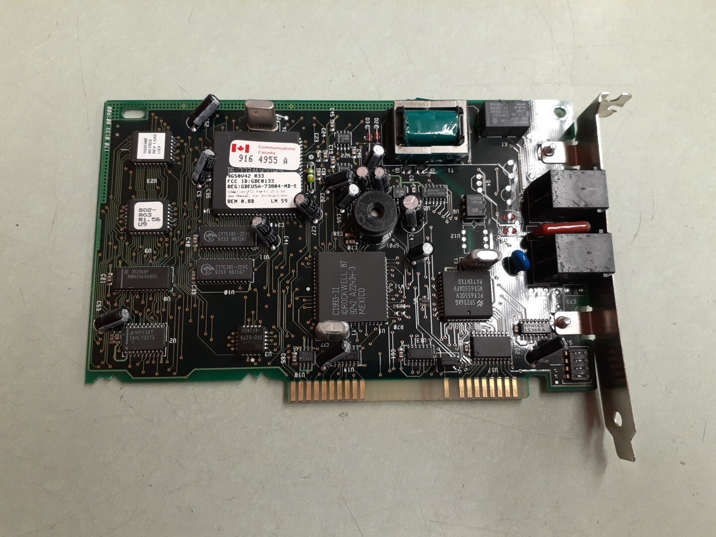 Cardinal Tech GDE0133 ISA Internal Modem GDEUSA-73804-MD-E