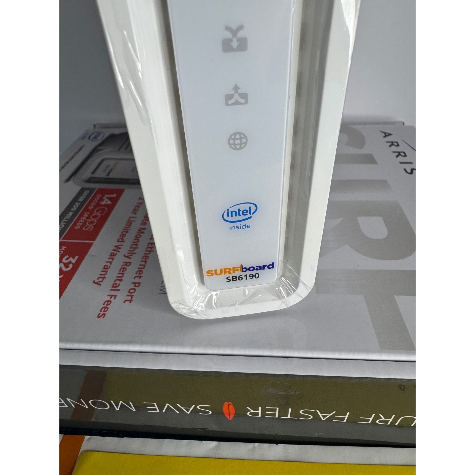 ARRIS SURFboard SB6190 DOCSIS 3.0 Cable Modem Intel Inside White – Ships Free