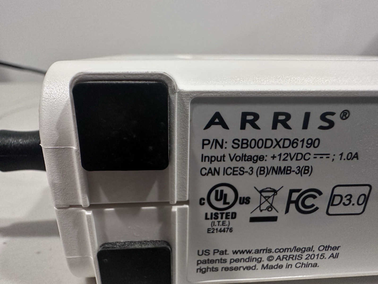 ARRIS SURFboard SB6190 DOCSIS 3.0 Cable Modem Tested Working