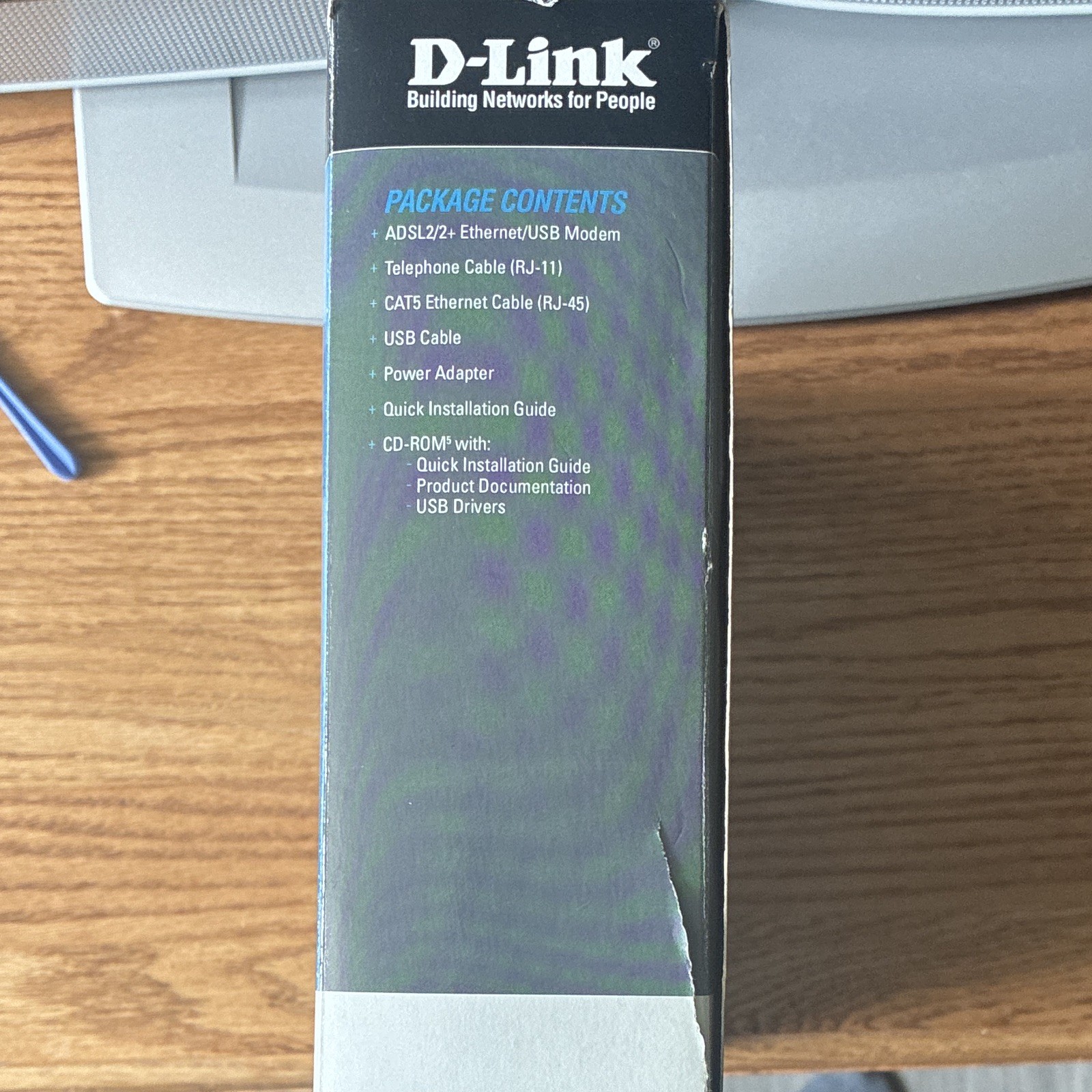 D-Link DSL-2320B ADSL2/2+ Modem 24 Mbps 10/100 Ethernet USB RJ-11/45
