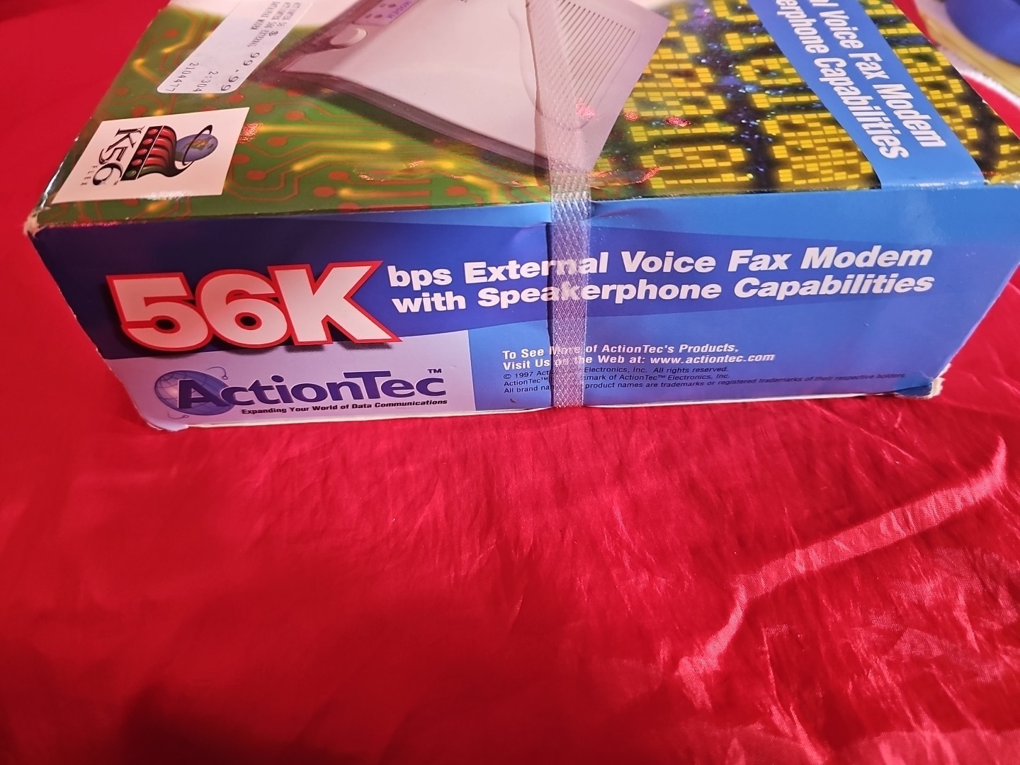 ActionTec 56k bps External Voice Fax Modem With Speakerphone Capabilities New…