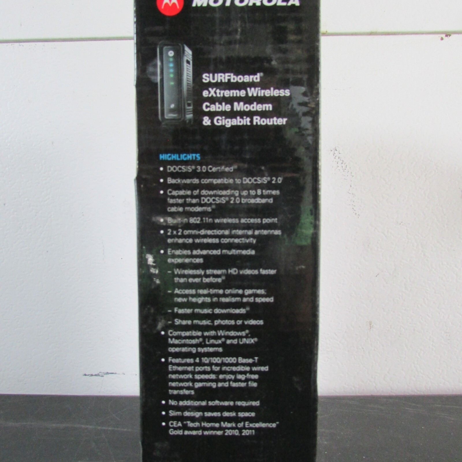 MOTOROLA SURFBOARD EXTREME WIRELESS CABLE MODEM & GIGABIT ROUTER e