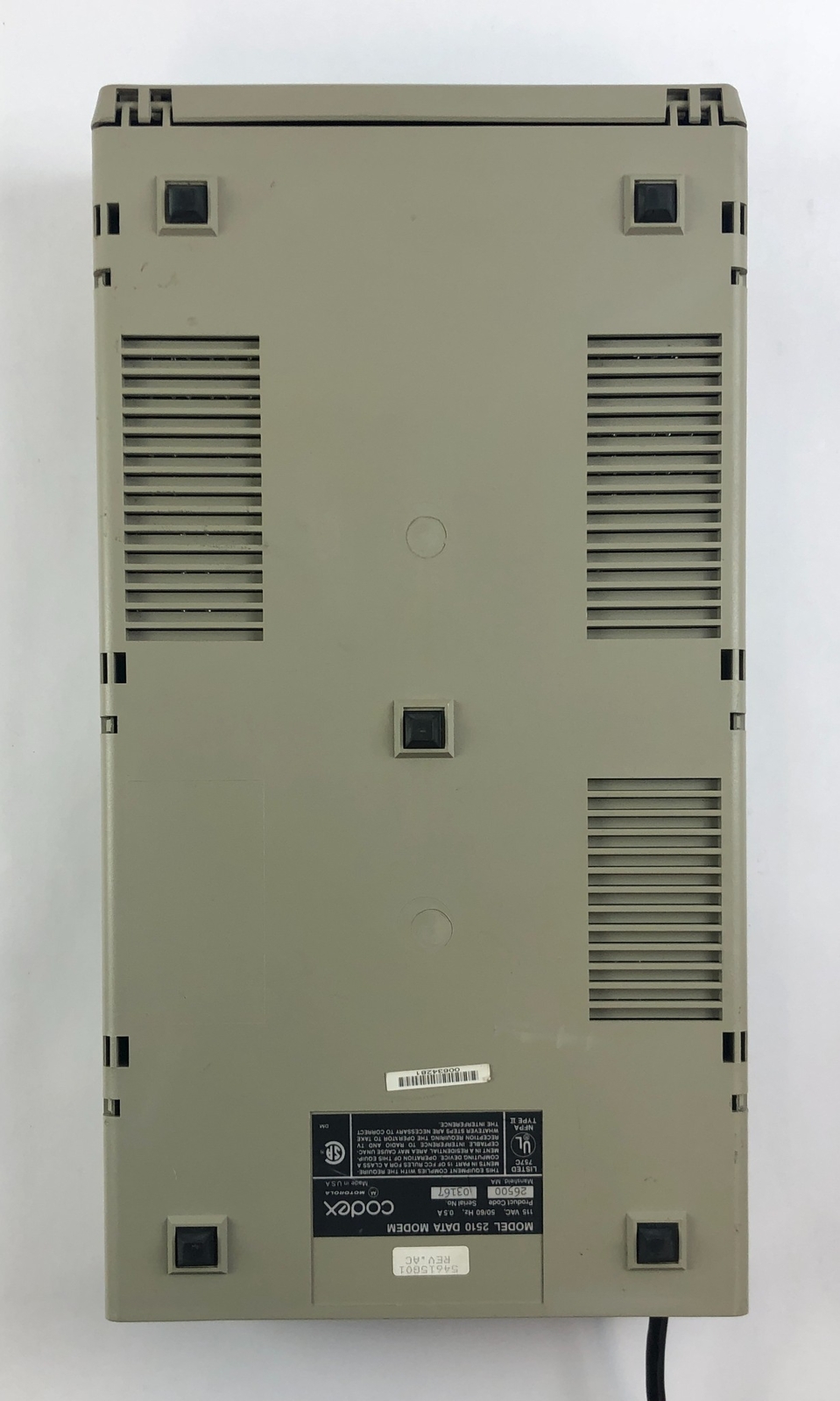 Motorola Codex Data Modem Model 2510 03167 USED