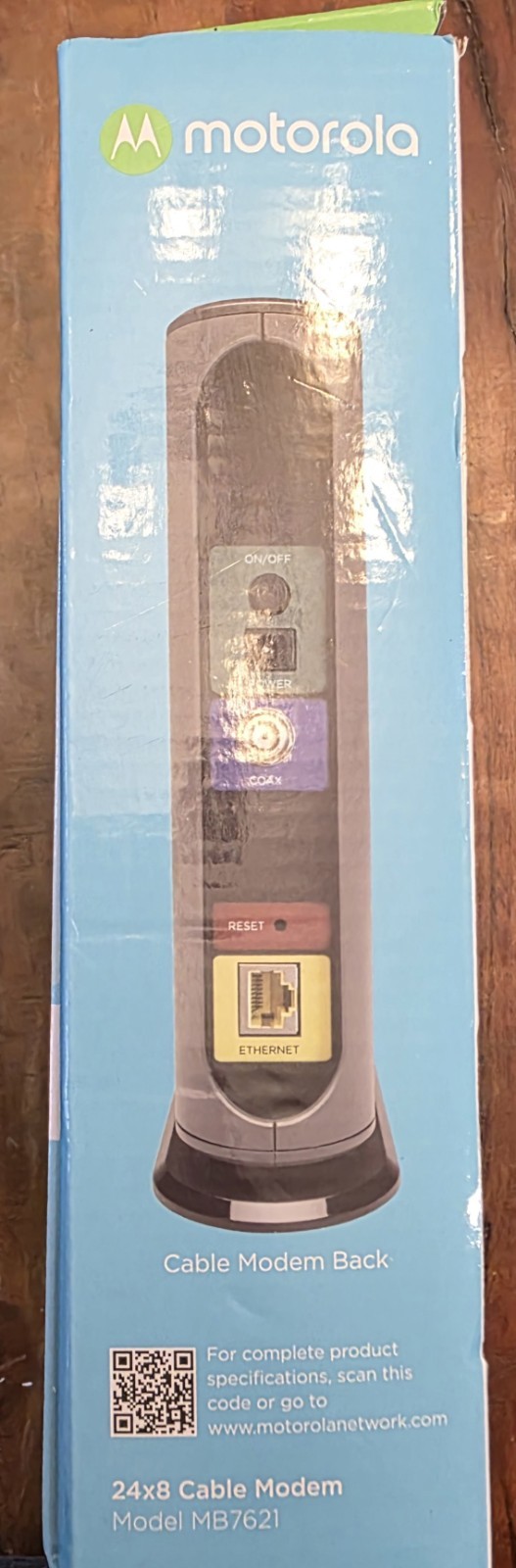 Motorola 24×8 Cable Modem MB7621-10 1000+ Mbps / Open Box