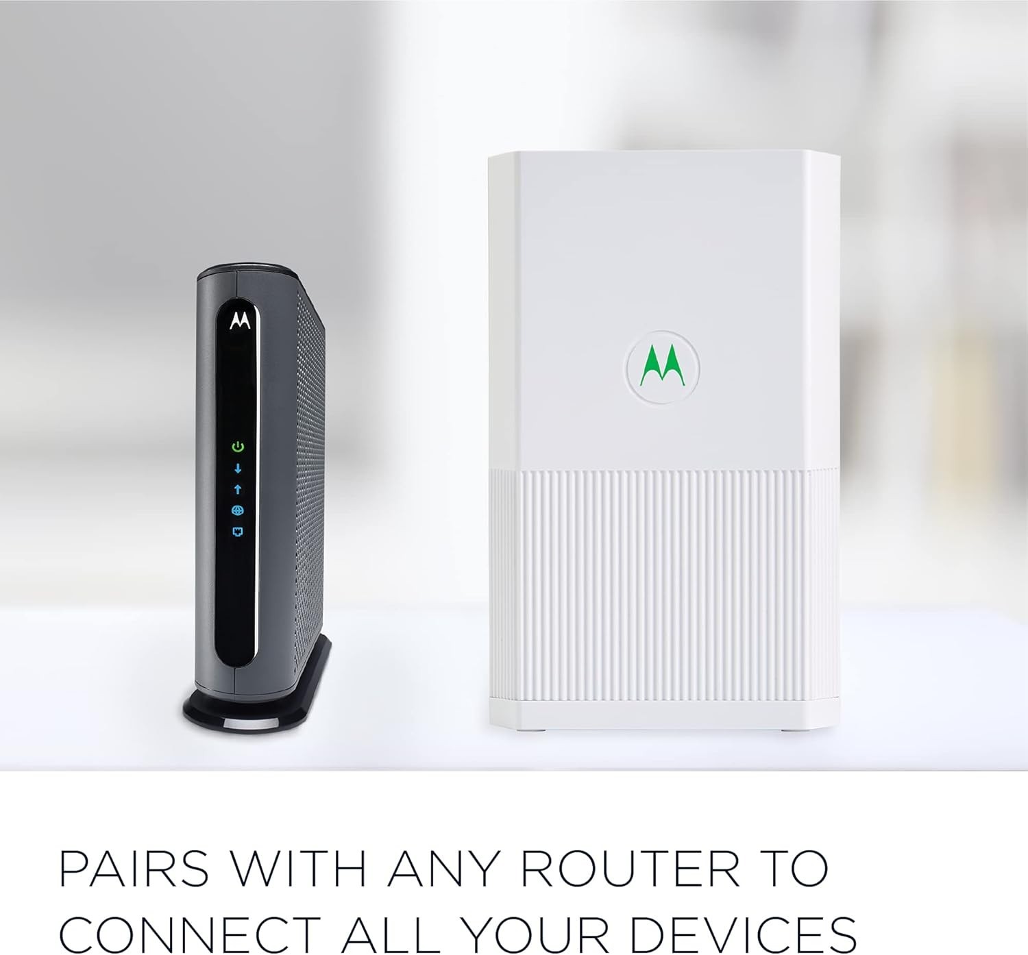 Motorola MB8600 DOCSIS 3.1 Cable Up to 1000 Mbps | 1 Gbps Ethernet Port – Black