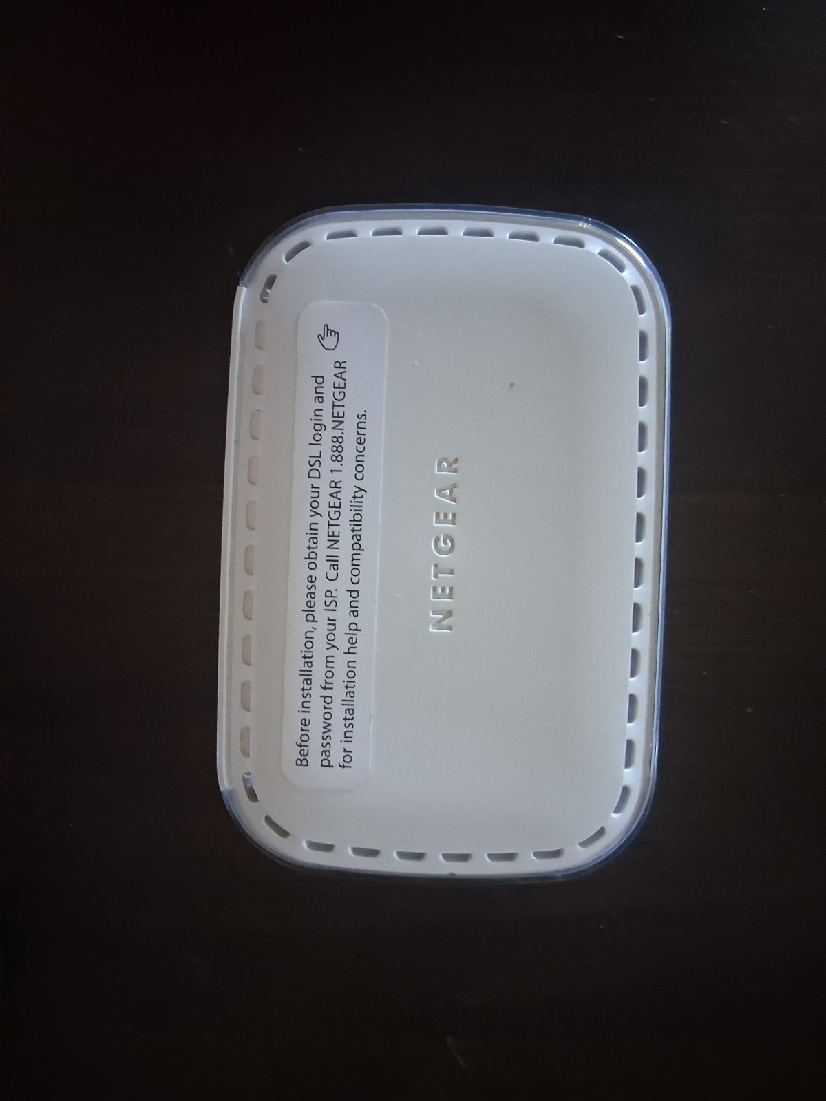 NETGEAR DM111PSP ADSL2+ Modem White 24Mbps 1 LAN Ethernet Port for PC