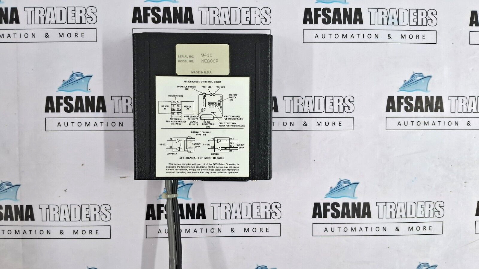 EAZY | ME800A | ASYNCHRONOUS SHORT-HAUL MODEM