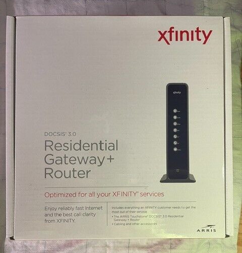 XFINITY ARRIS TG862G-CT DOCSIS 3.0 GATEWAY MODEM & WIRELESS ROUTER READ DESCRIP