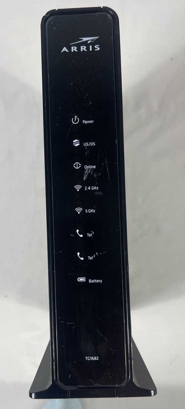Arris TG1682G Dual Band 2.4ghz-5ghz Wireless 802.11ac Cable Modem Router