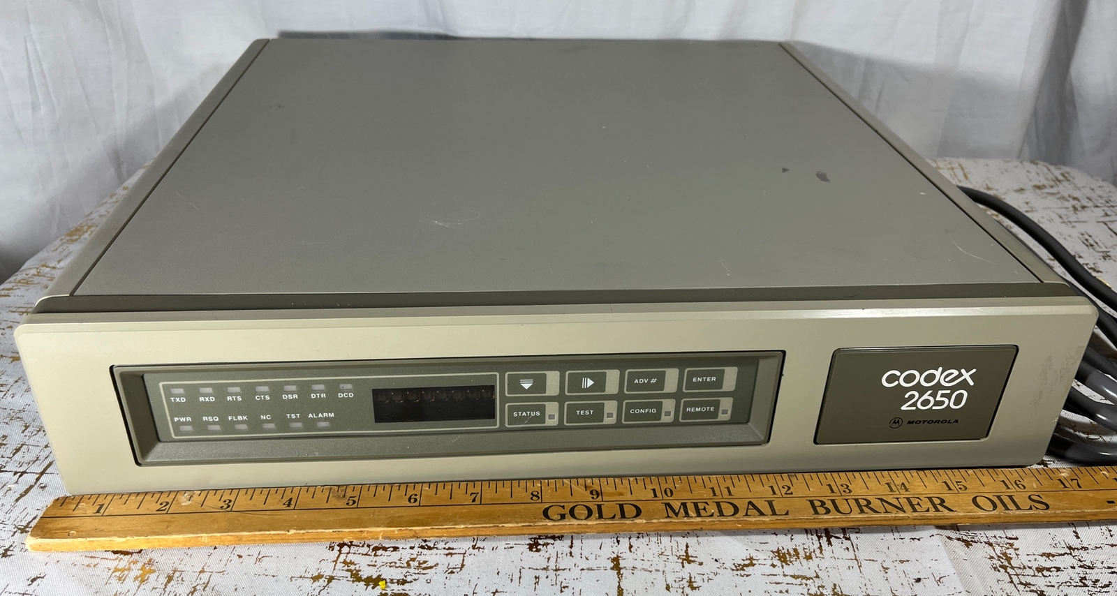 Retro Motorola Codex 2650 Data Modem Audiophile Electronic VTG