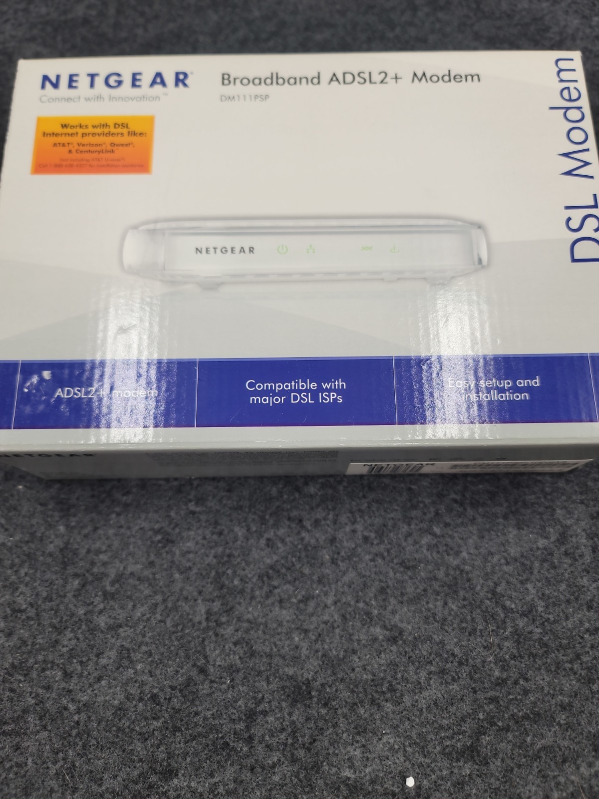 Netgear DM111PSPv2 ADSL2+ Modem High-Speed DSL Internet Modem Router