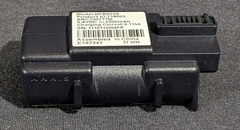 Arris TM602G/115 Modem with Battery