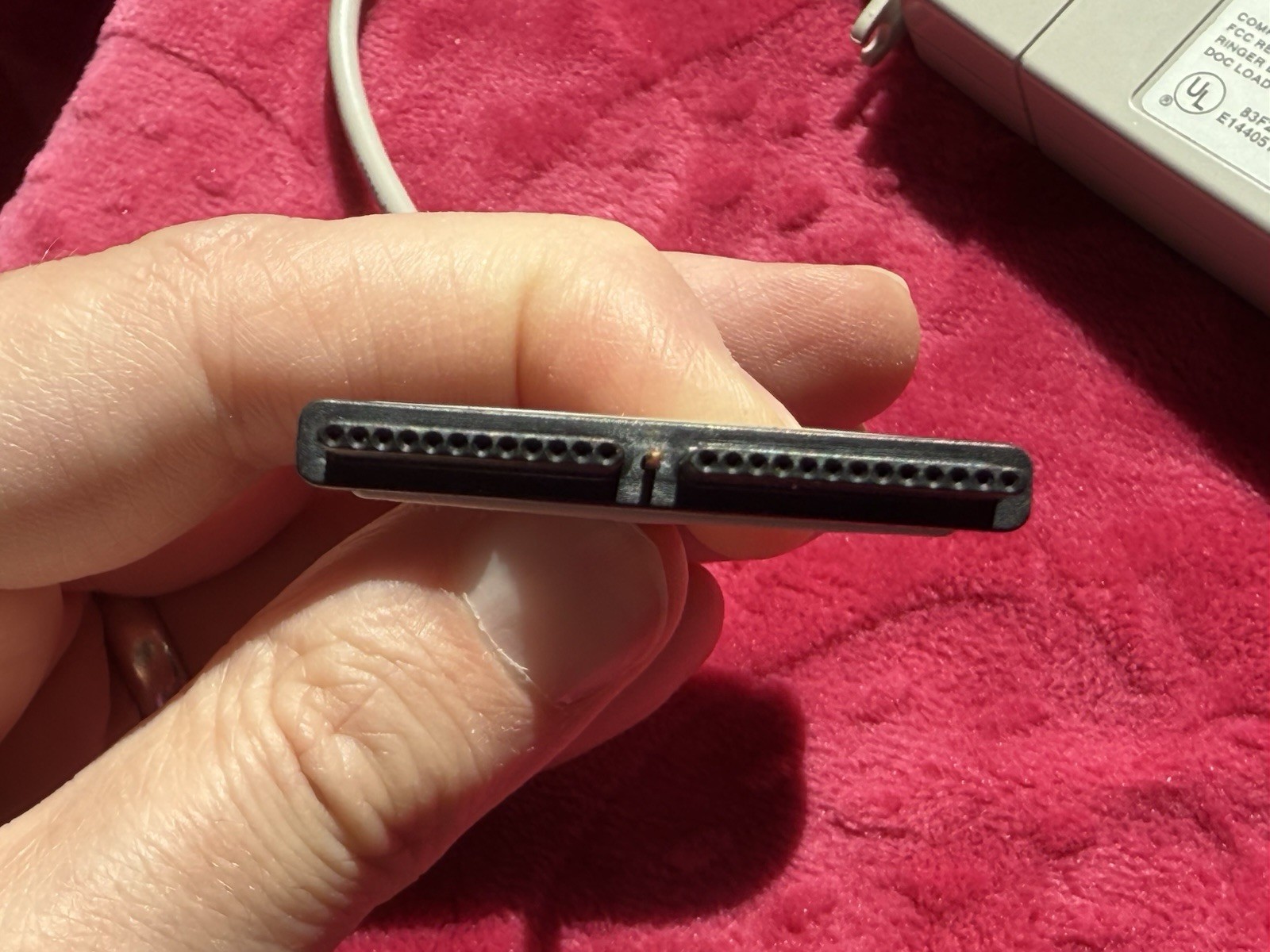 AT&T Paradyne vintage gray modem dongle