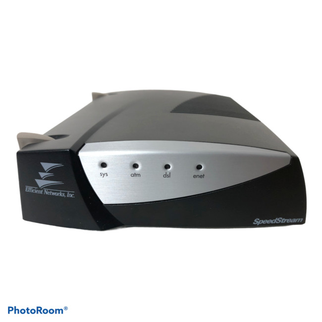 SpeedStream 5260 Ethernet ADSL DSL bridge Modem Efficient Networks Inc