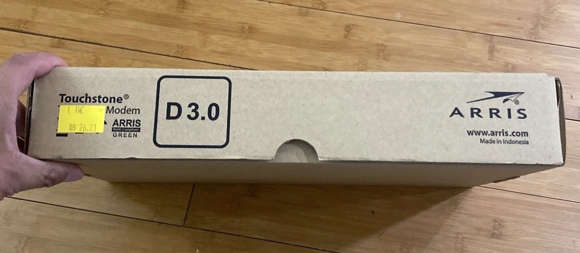 ARRIS Touchstone TM804 Telephony Cable Modem D3.0 New