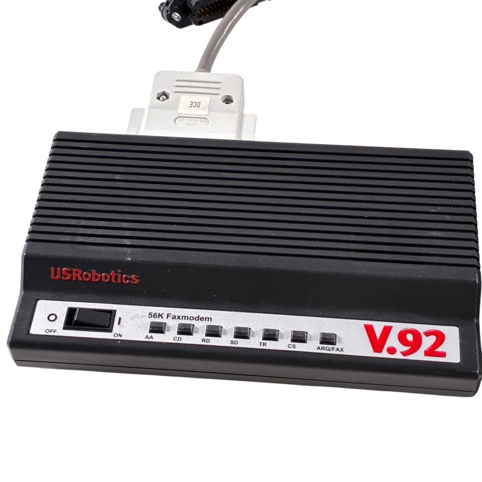 USRobotics 56K V.92 External Fax Modems Model 5686 0701 RS-232 Dial-Up Lot of 2