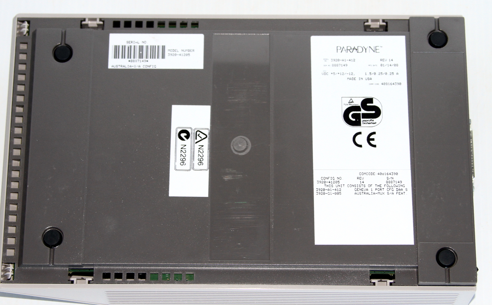 Paradyne COMSPHERE 3920plus Analog Modem 3920-41205 / 3920-A1-412 *NEW*